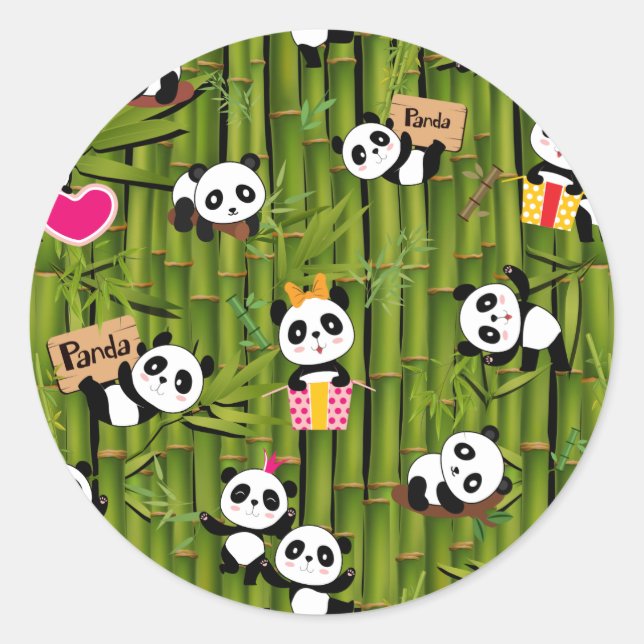 Adesivo Padrão 2 do Panda (Frente)