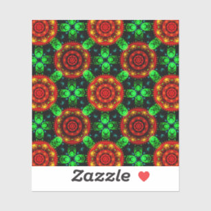 Adesivo Padrão Abstrato Floral Moderno Boho Elegante #504