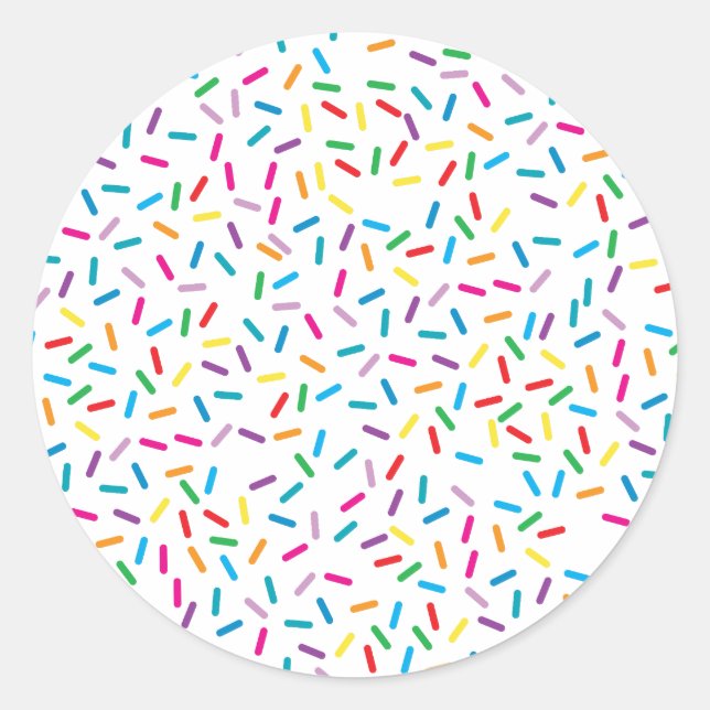 Adesivo Padrão Colorido de Espelhos do Arco-Íris (Frente)