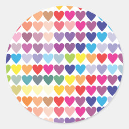 Adesivo Padrão Corajoso Corpo Arco-Íris Cuto Colorido