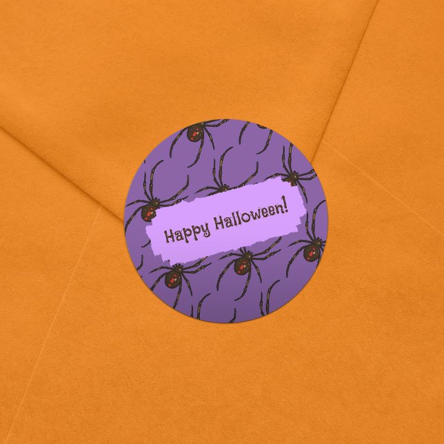 Adesivo Padrão de Aranha de Viúva Negra (Criador carregado)