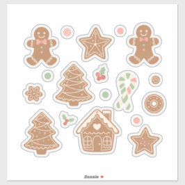 Adesivo Padrão de Biscoitos de Gengibre Sweet & Cozy: Esté