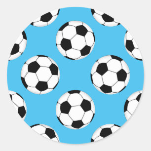 Adesivo Padrão de Bola de Futebol