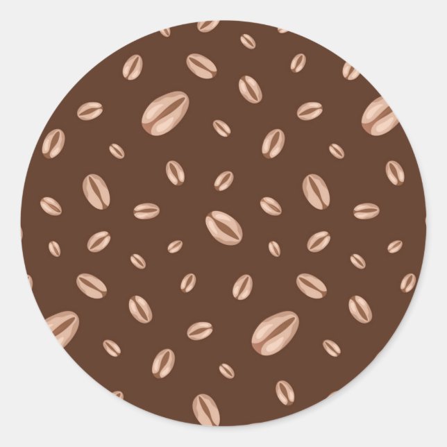 Adesivo Padrão de café (Frente)