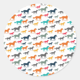 Adesivo Padrão de Cavalo Cugado