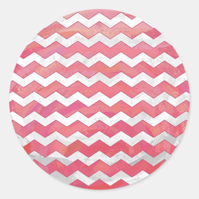 Adesivo Padrão de Chevron do Salmão Swirl (Frente)