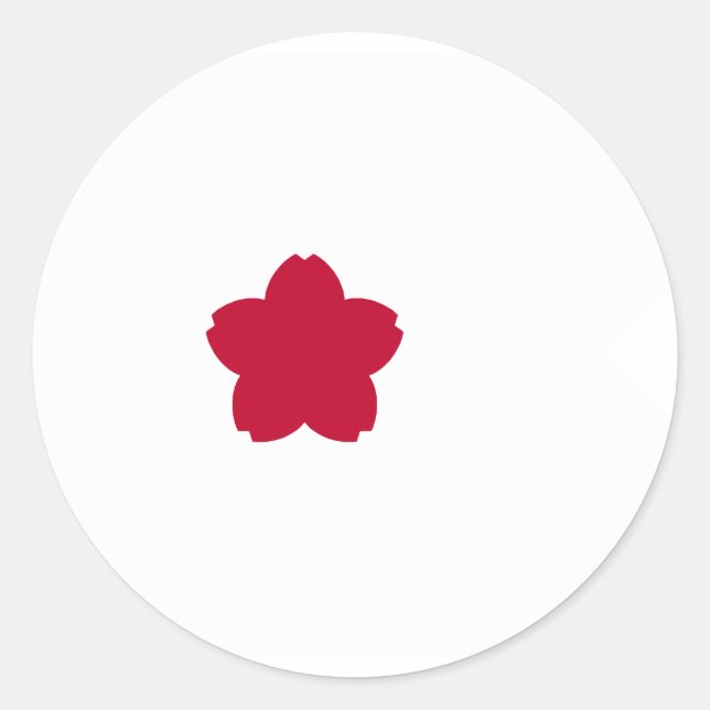 Adesivo Padrão de Comandante, bandeira do Japão (Frente)