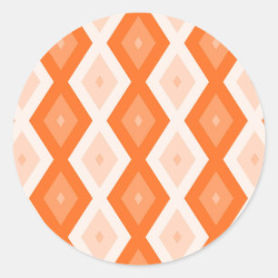 Adesivo Padrão de diamante de laranja