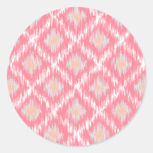 Adesivo Padrão De Diamante Ikat Chevron, Tribal, Abstrato 