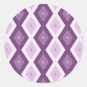 Adesivo Padrão de diamante roxo