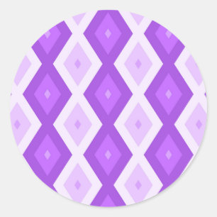 Adesivo Padrão de diamante roxo brilhante
