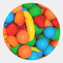 Adesivo Padrão de doce colorido bonito