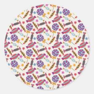 Adesivo Padrão de doces   Padrão do lombo   pirulito 46
