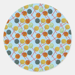 Adesivo Padrão de doces   Padrão do lombo   pirulito 5