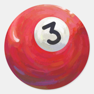 Adesivo Padrão de esfera de 3 Piscinas pintada