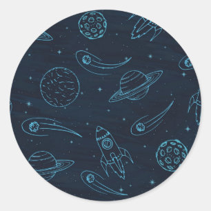 Adesivo Padrão de espaço