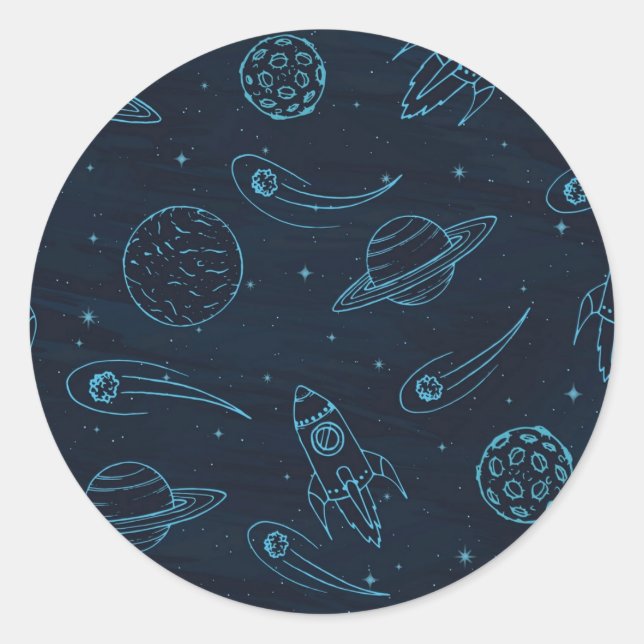 Adesivo Padrão de espaço (Frente)