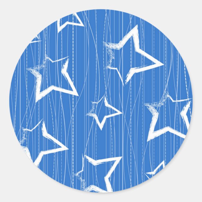 Adesivo Padrão de estrelas (Frente)