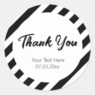 Adesivo padrão de faixas diagonais em preto e branco