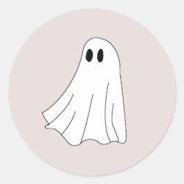 Adesivo Padrão de Fantasma Pastel Fofo