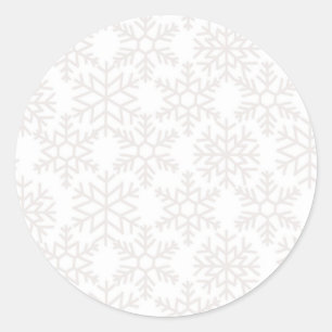 Adesivo Padrão de flocos de neve