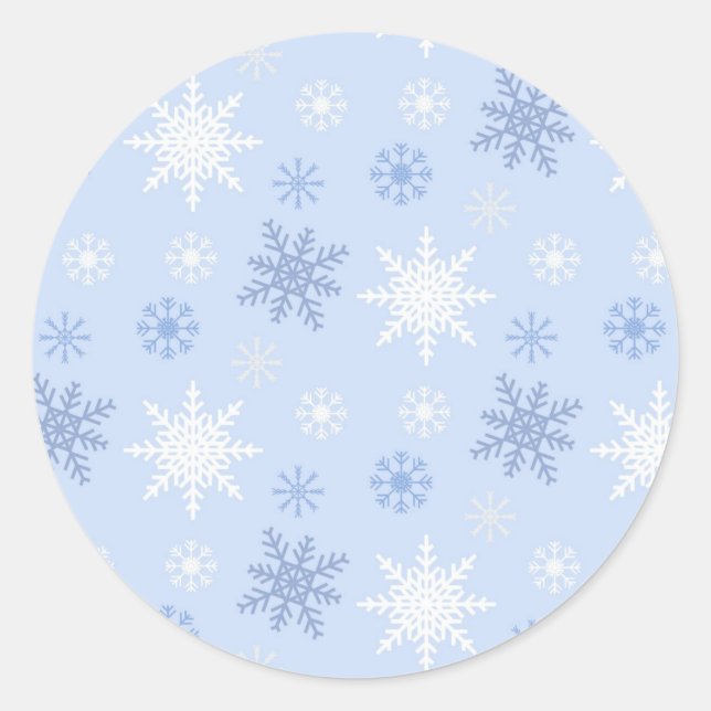 Adesivo Padrão de flocos de neve (Frente)