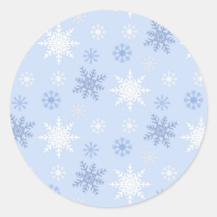 Adesivo Padrão de flocos de neve