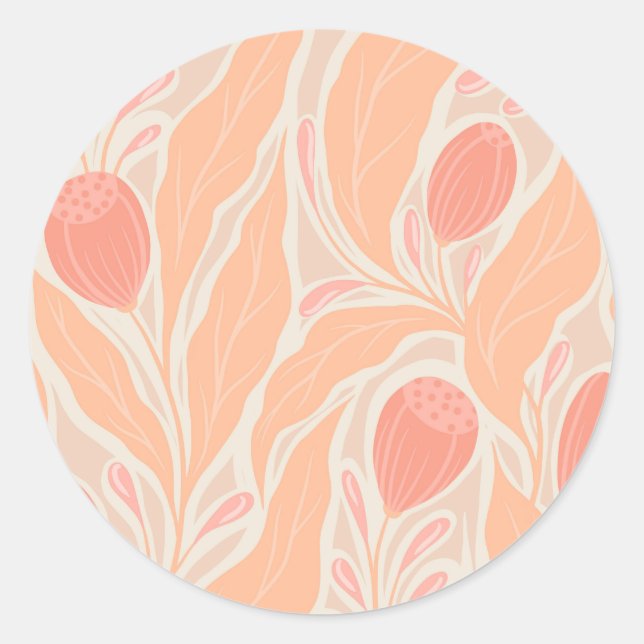 Adesivo Padrão de flores (Frente)