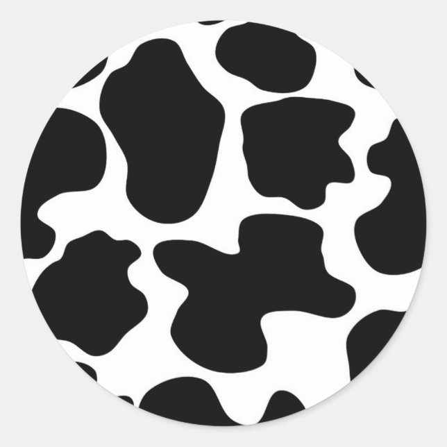 Adesivo Padrão de Impressão de Vaca (Frente)