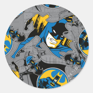 Adesivo Padrão de Lançamento Total do Batman