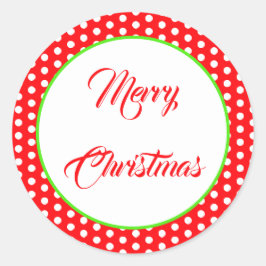 Adesivo Padrão de Mancha de Bolinhas Vermelha e Branca