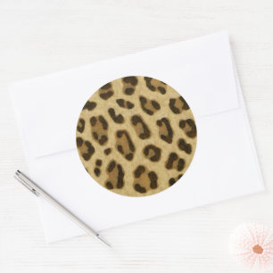 Adesivo Padrão de Pele de Impressão de Animais do Leopar