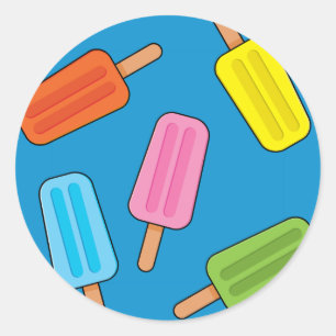 Adesivo Padrão de picles coloridos