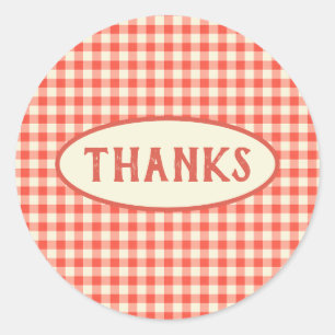 Adesivo Padrão de Quadro de Verificação Vermelho da Tre