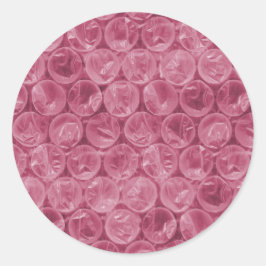 Adesivo Padrão de quebra de bolha rosa