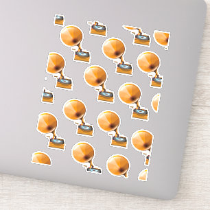 Adesivo Padrão de Registro Gramofone.