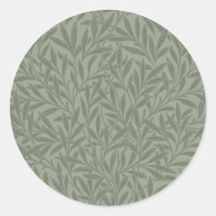 Adesivo Padrão de Salgueiro William Morris Antigo Verde Sa