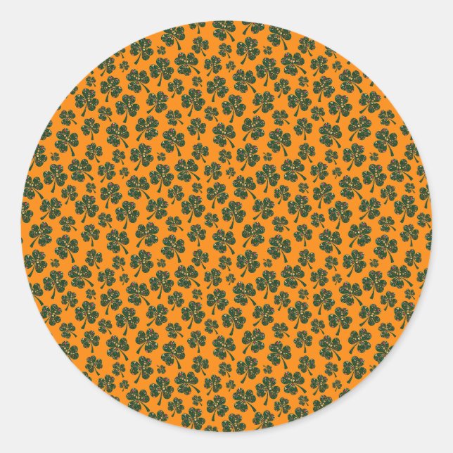 Adesivo Padrão de Shamrock (Frente)