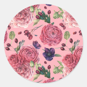 Adesivo Padrão de Sonho Rosa rosa