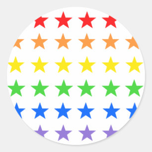Adesivo Padrão de Starry Colorido Moderno
