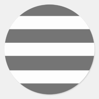 Adesivo Padrão de Stripes Brancas de Cinzas de Carvão Mode