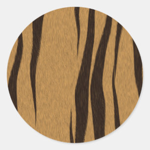 Adesivo Padrão de Stripes de Tigre
