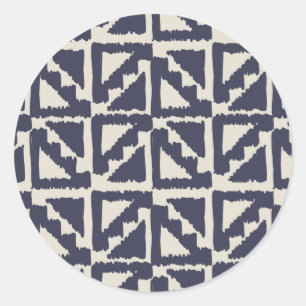 Adesivo Padrão de triângulo Ikat de Impressão Tribal ma