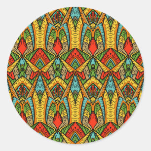 Adesivo Padrão de Vidro Manchado Bohemian