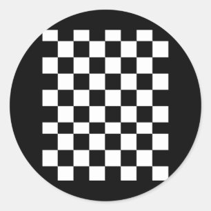Adesivo Padrão De Xadrez E Verificadores Repetitivos Verif