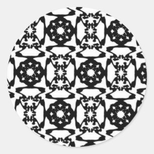 Adesivo Padrão Decorativo Preto e Branco