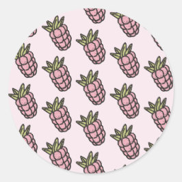 Adesivo Padrão do ananás Y2K retroFunky