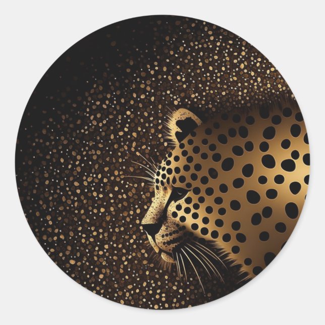Adesivo Padrão do Jaguar Dourado           (Frente)