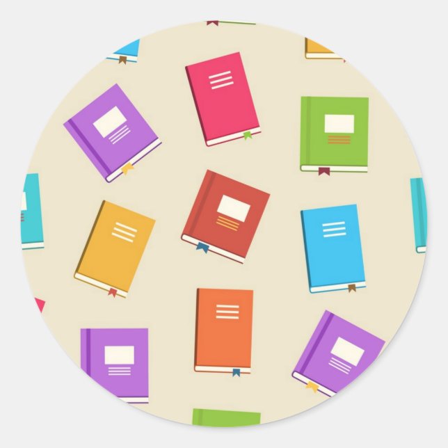 Adesivo Padrão do livro (Frente)