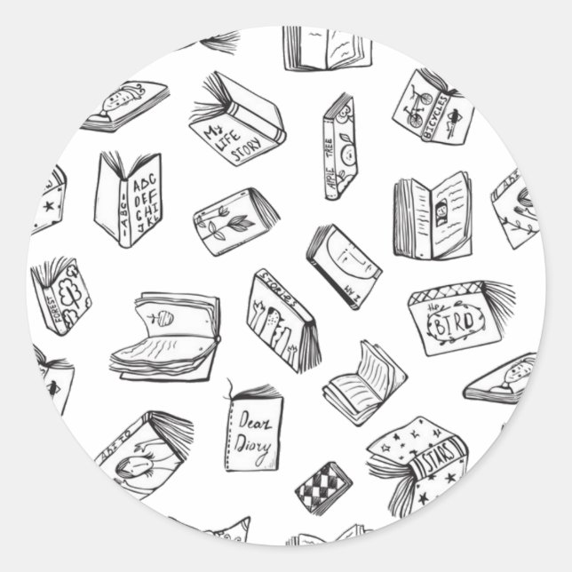 Adesivo Padrão do livro (Frente)